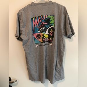 Maui and Sons Graphic Tee Shirt Large